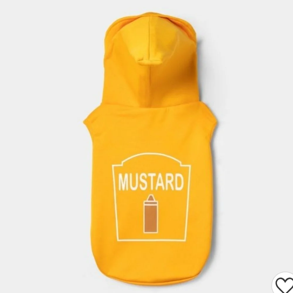 Hyde & EEK! Boutique™ Mustard Hoodie Dog Costume - Size M - Picture 2 of 8